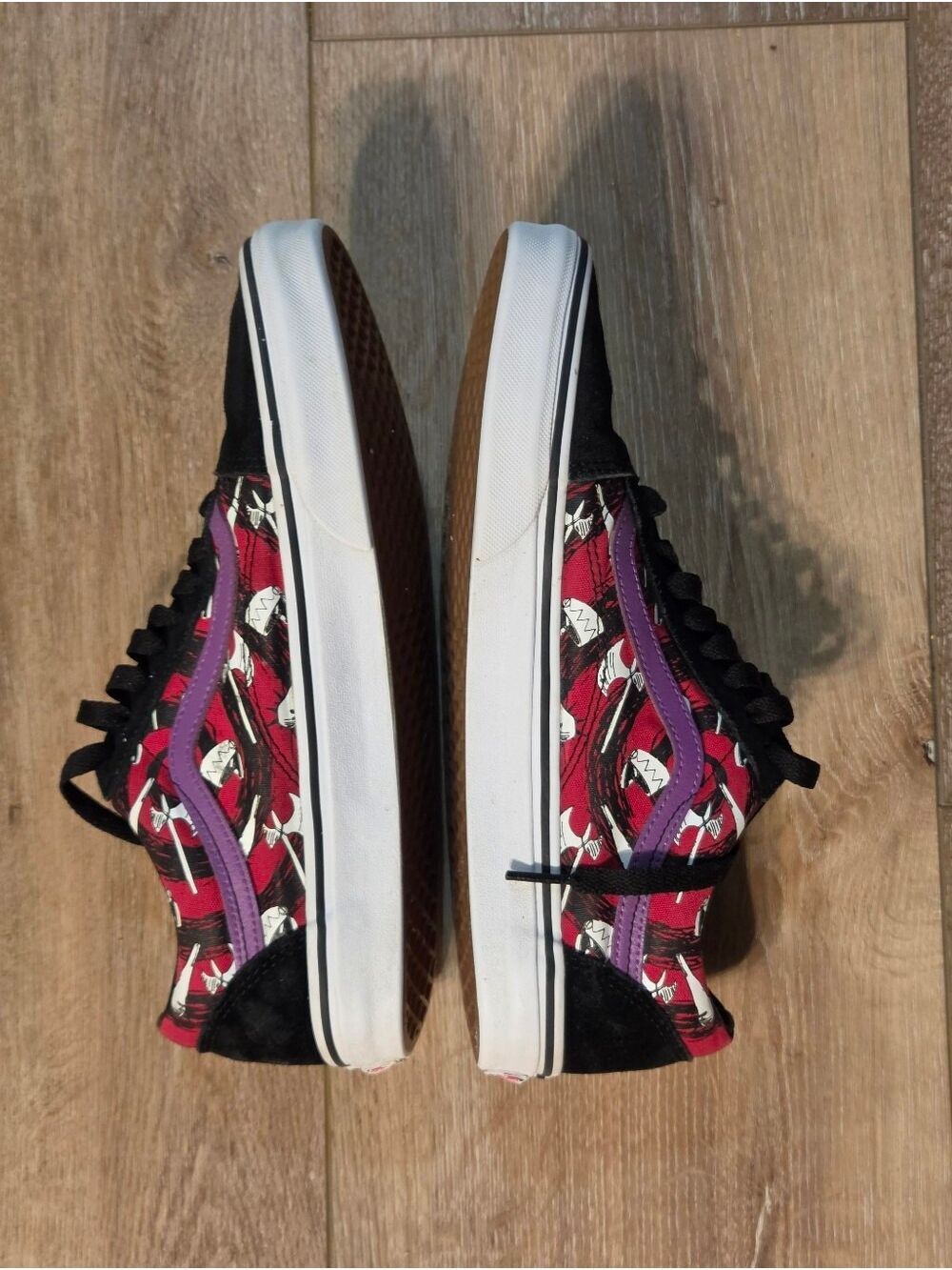 Vans Old Skool Nightmare Before Christmas Lock Shock Barrel Men 10 Women 11.5 - Picture 7 of 10